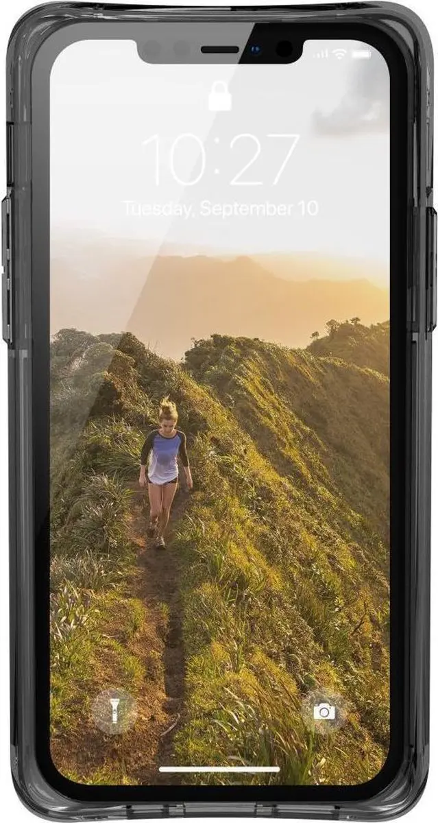 Urban Armor Gear Plyo iPhone 12 Pro Max Hoesje - Grijs/Transparant - afbeelding 6 van 6