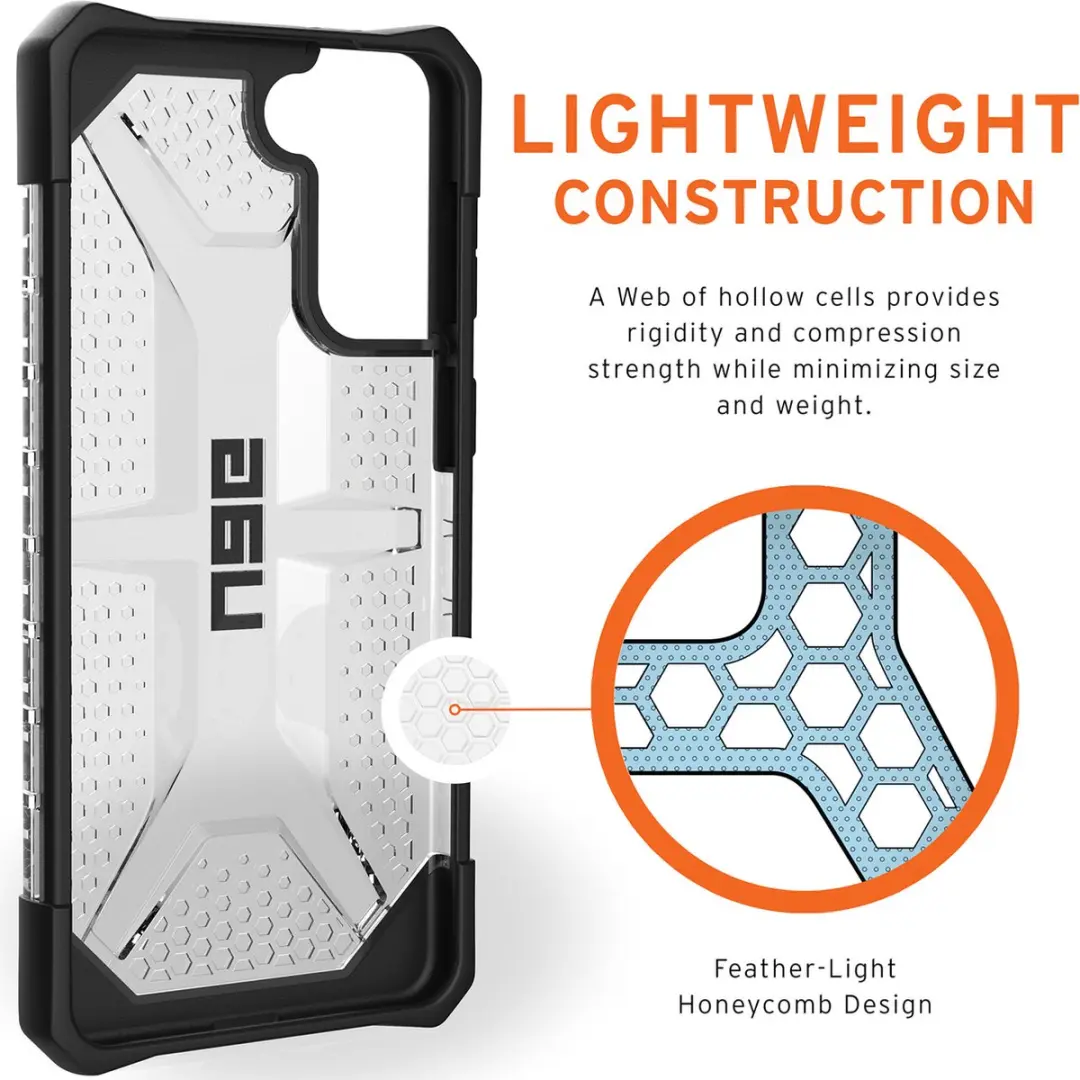 Urban Armor Gear Samsung Galaxy S21 Plus Plasma Ice Hoesje - Transparant - afbeelding 4 van 6