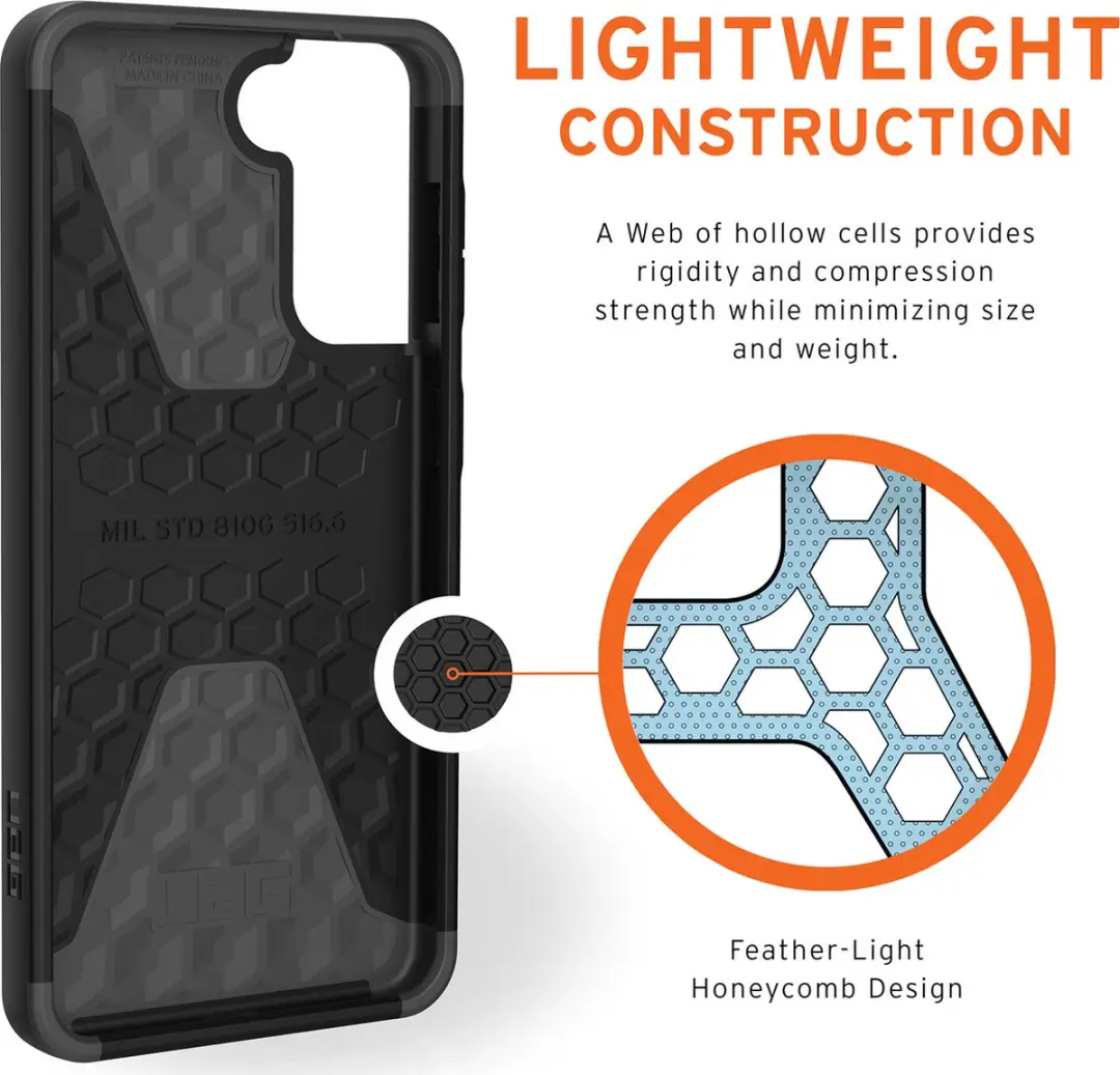 Urban Armor Gear Civilian 21282D113333 Hoesje - Samsung Galaxy S21 Plus - Zilver - afbeelding 3 van 6
