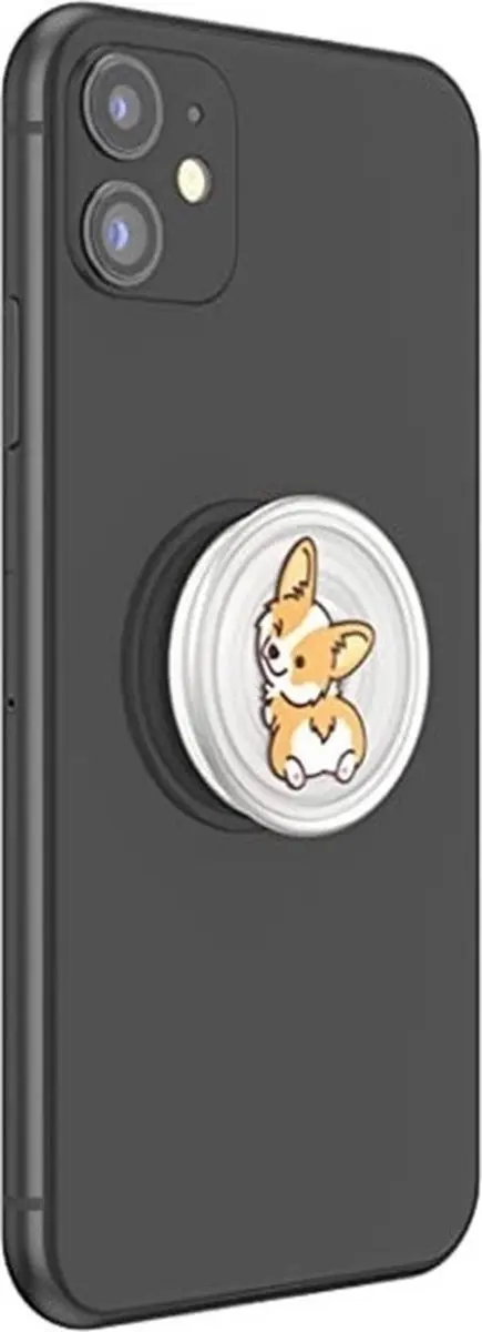 PopSockets PlantCore Grip Cheeky Corgi 806487 Telefoonhouder - Universeel - Multi - afbeelding 6 van 6