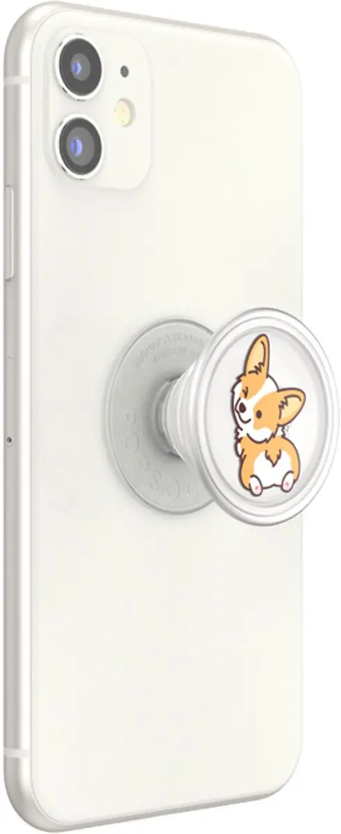 PopSockets PlantCore Grip Cheeky Corgi 806487 Telefoonhouder - Universeel - Multi - afbeelding 2 van 6