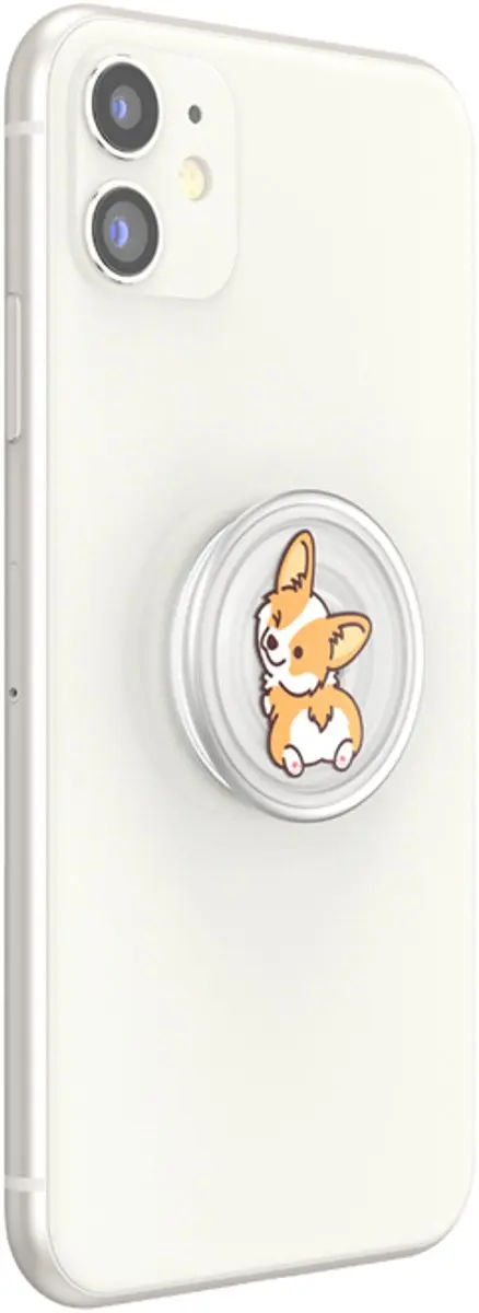 PopSockets PlantCore Grip Cheeky Corgi 806487 Telefoonhouder - Universeel - Multi - afbeelding 3 van 6