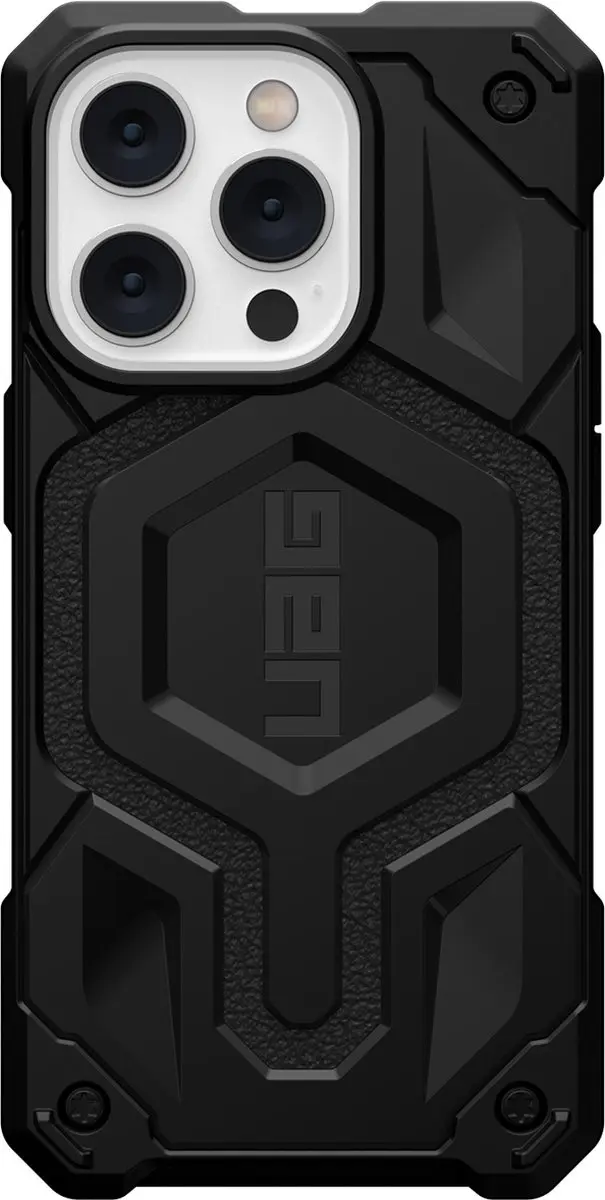 Urban Armor Gear Monarch Pro iPhone 14 Pro Hoesje Geschikt voor Draadloos Oplade