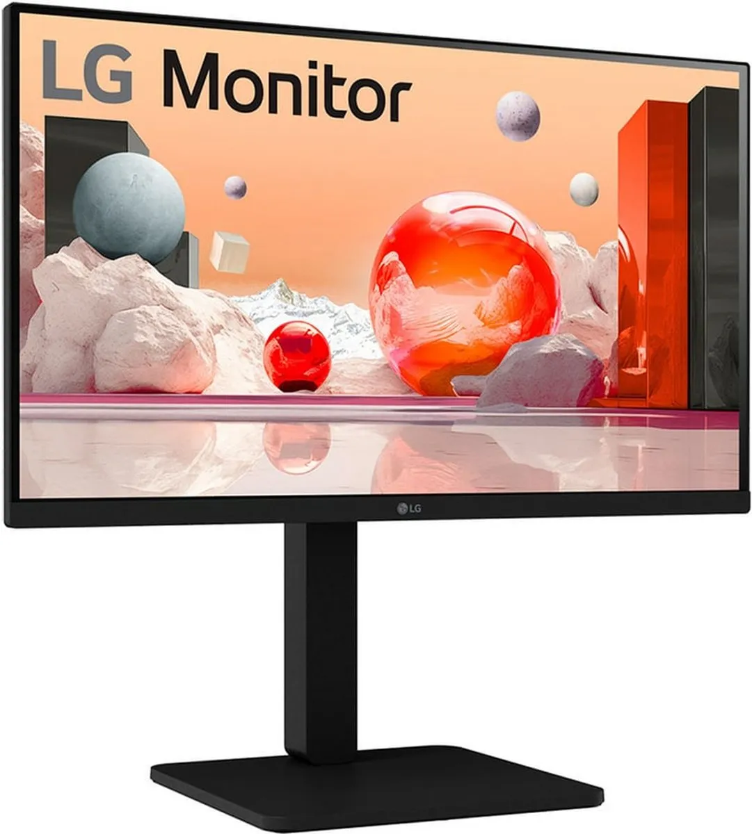LG 24BA550-B LED Monitor 24" - Full HD 1080p - IPS - 100Hz - Zwart