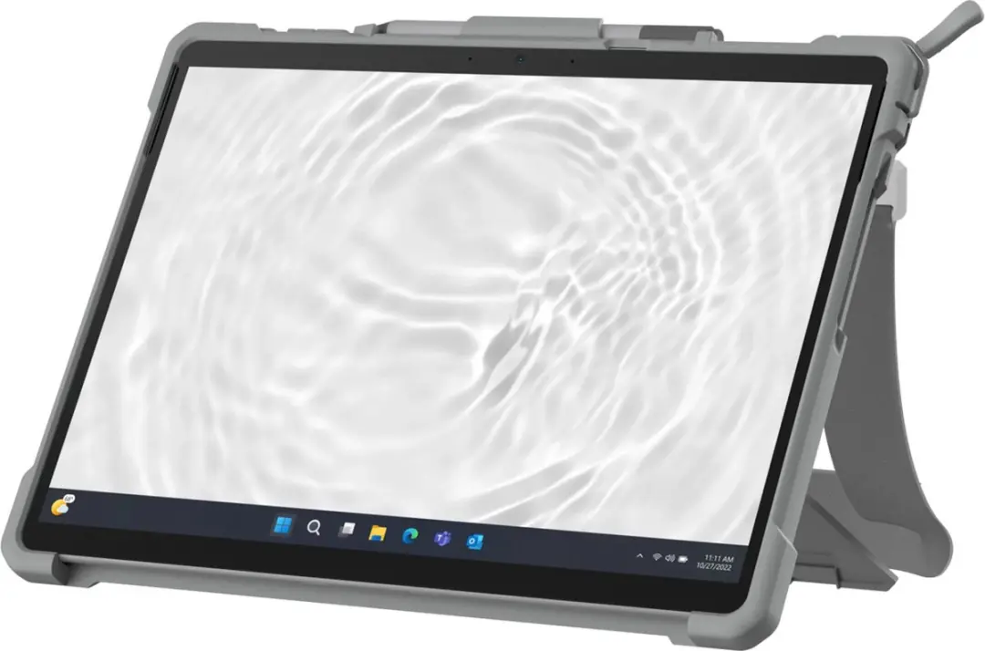 Urban Armor Gear Plasma Healthcare Backcover 324016BH4130 - Microsoft Surface Pro 10/11/12 13" - Wit/Grijs - afbeelding 2 van 6