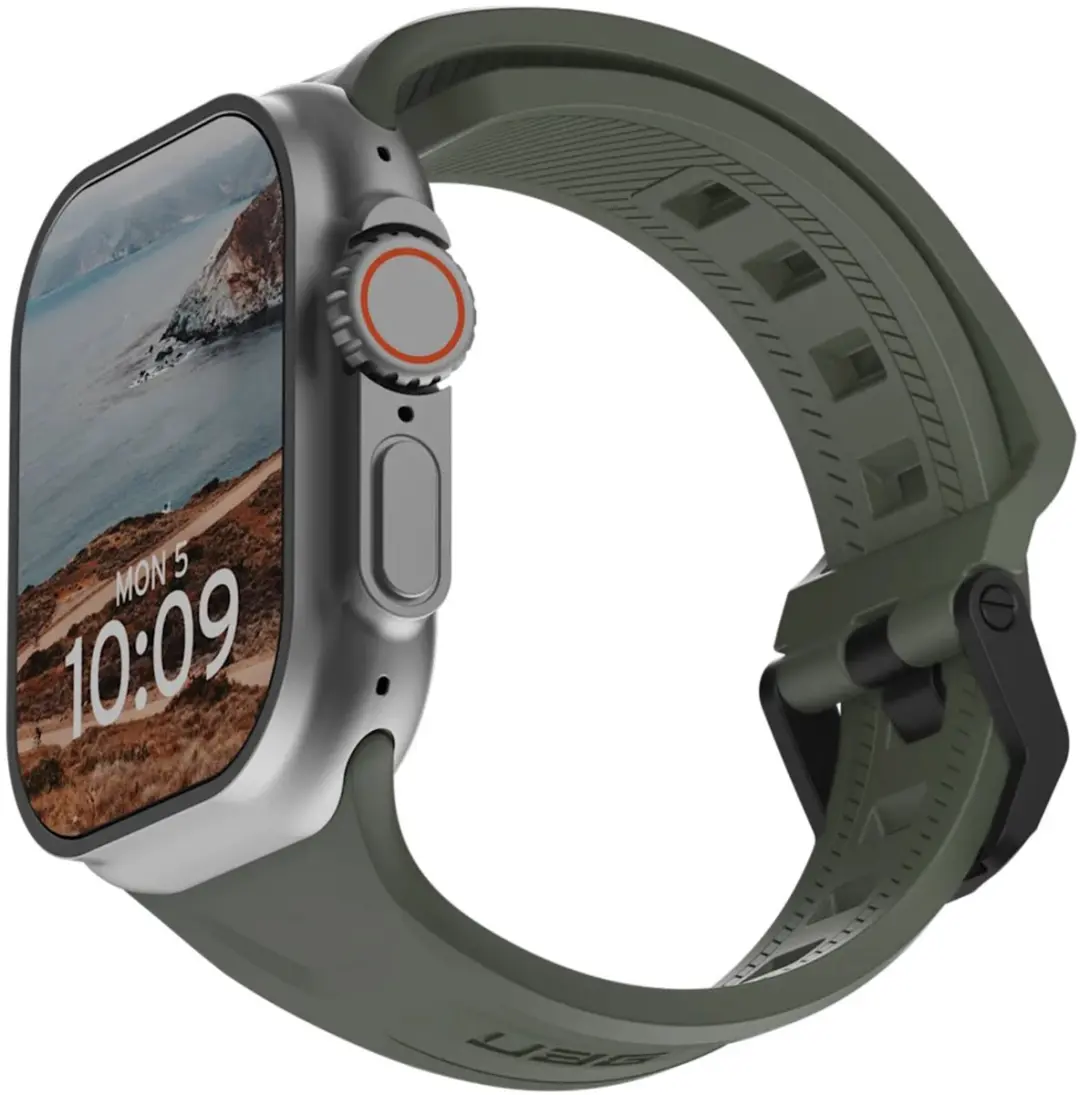 Urban Armor Gear Scout Strap Apple Watch - 44/45/46/49mm Foliage Green - afbeelding 2 van 6