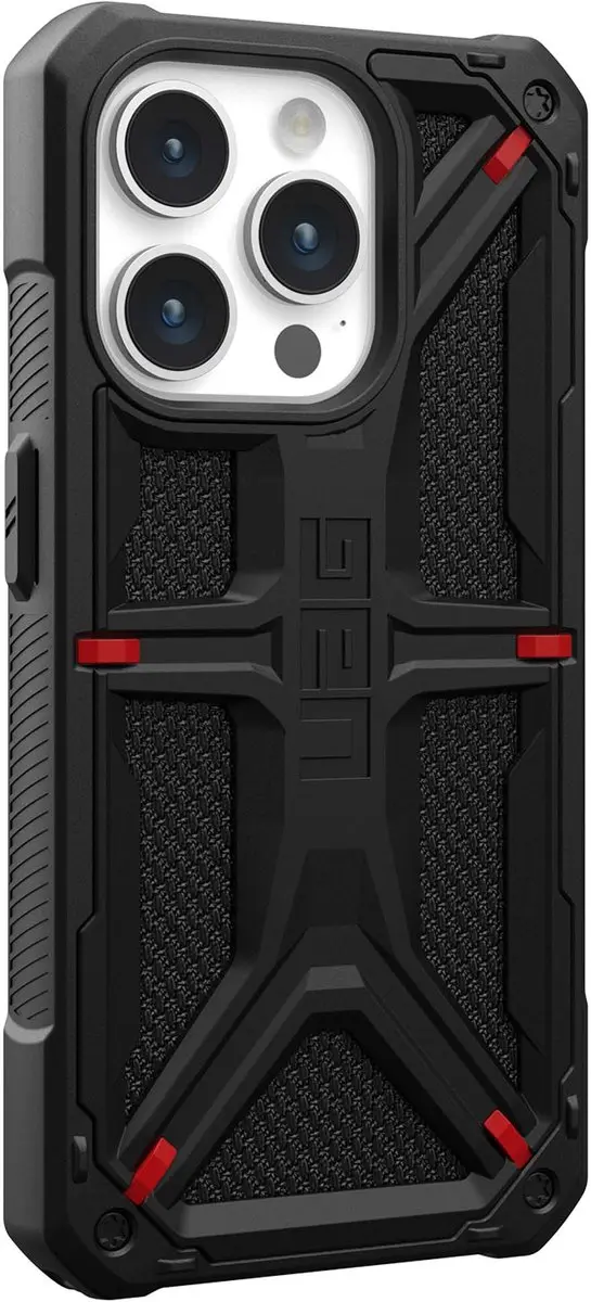 Urban Armor Gear Monarch iPhone 15 Pro Hoesje 114278113940 - Zwart - afbeelding 4 van 6