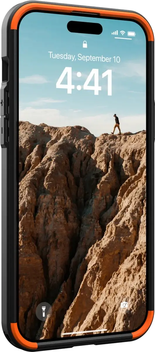 Urban Armor Gear Civilian Mag iPhone 15 Plus Hoesje - 114306117272 - Olijfgroen - afbeelding 4 van 6