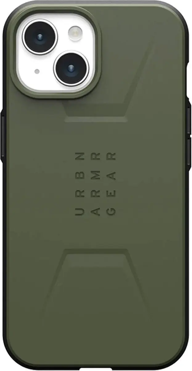 Urban Armor Gear Civilian Mag iPhone 15 Plus Hoesje