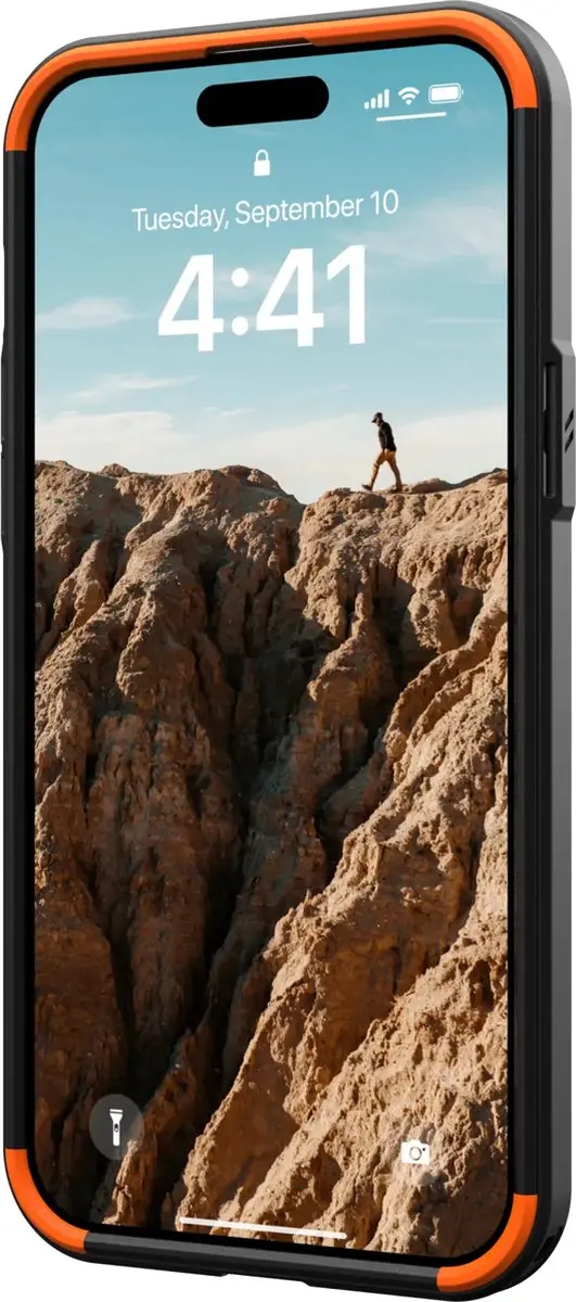 Urban Armor Gear Civilian Mag iPhone 15 Plus Hoesje - 114306117272 - Olijfgroen - afbeelding 3 van 6