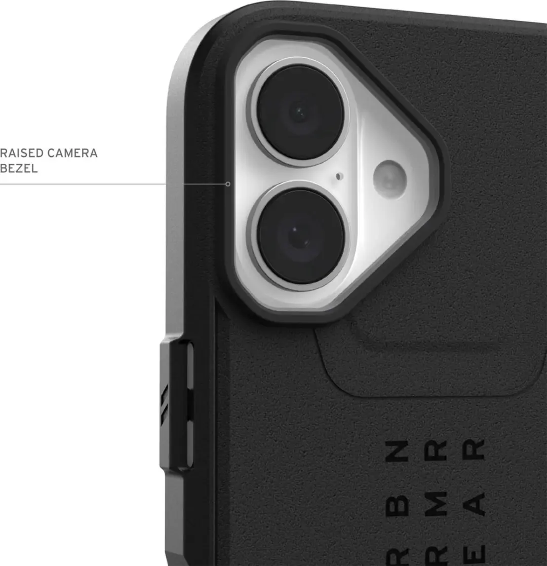 Urban Armor Gear Civilian Mag iPhone 16 Plus Hoesje - 114443114040 - Zwart - afbeelding 3 van 6