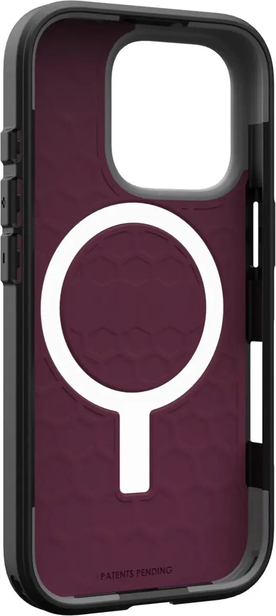 Urban Armor Gear Civilian Mag iPhone 16 Pro Hoesje - Bordeaux - MPN 114444119049 - afbeelding 4 van 6