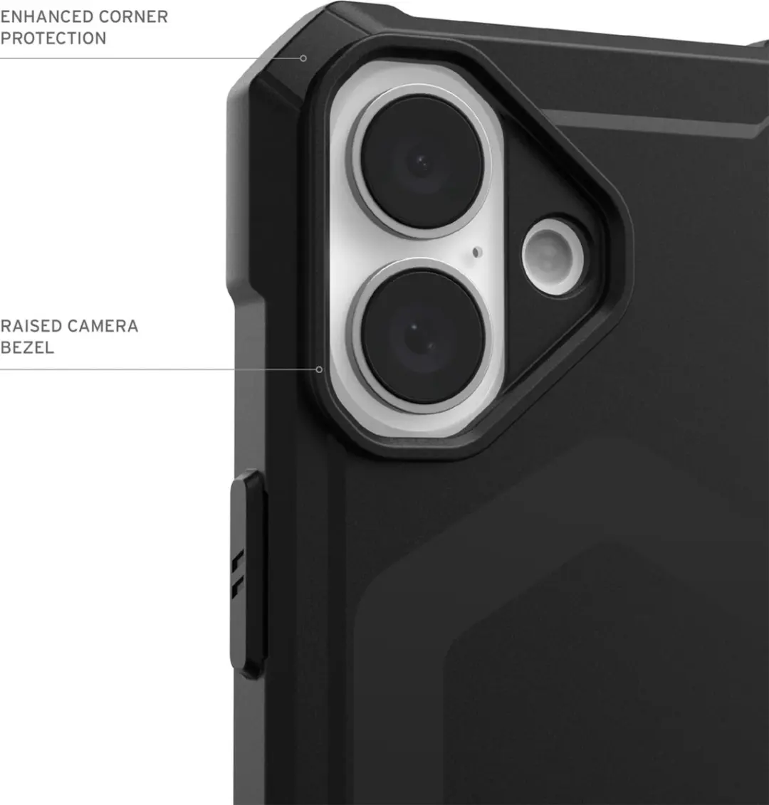 Urban Armor Gear Essential Armor Hoesje iPhone 16 Plus - Zwart - afbeelding 3 van 6