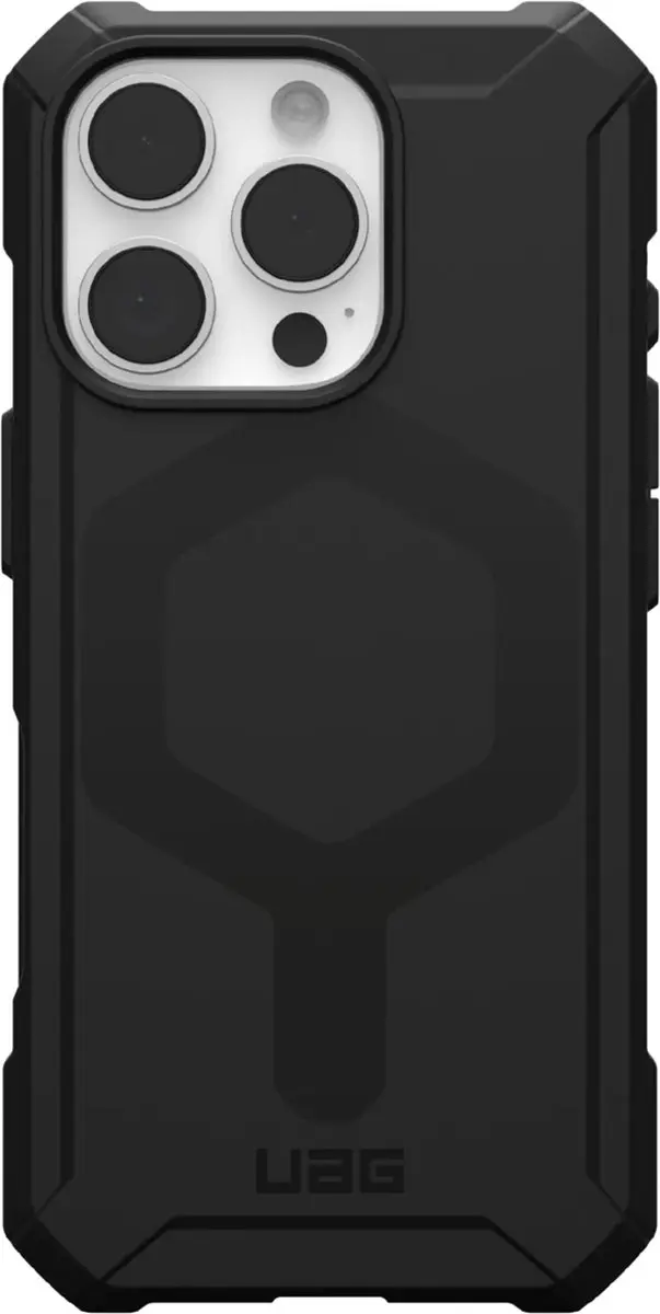 Urban Armor Gear Essential Armor Hoesje 114448114040 - iPhone 16 Pro - Zwart - afbeelding 2 van 6