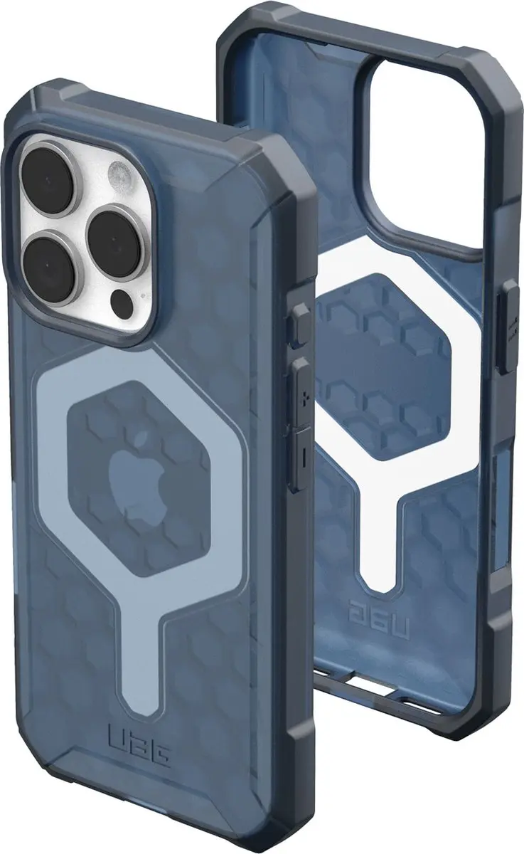 Urban Armor Gear Essential Armor Hoesje 114448114151 - iPhone 16 Pro - Blauw - afbeelding 6 van 6