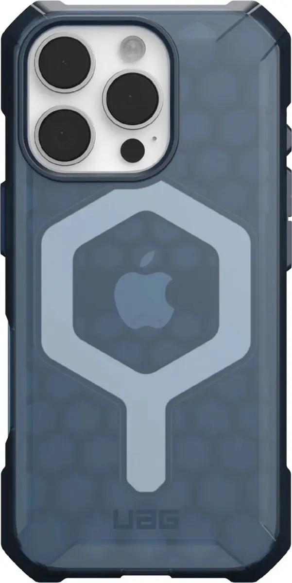 Urban Armor Gear Essential Armor Hoesje 114448114151 - iPhone 16 Pro - Blauw - afbeelding 2 van 6