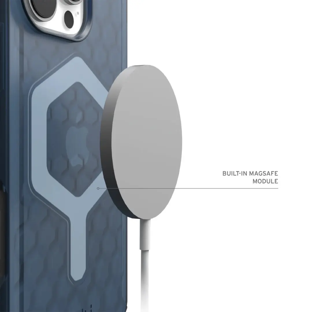 Urban Armor Gear Essential Armor Hoesje 114448114151 - iPhone 16 Pro - Blauw - afbeelding 5 van 6