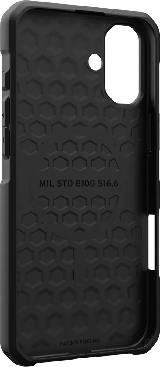 Urban Armor Gear Metropolis LT Hoesje iPhone 16 Plus - Kevlar Zwart - afbeelding 4 van 6