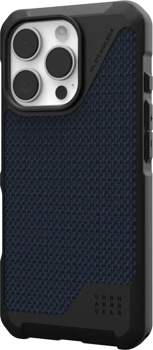 Urban Armor Gear Metropolis LT Hoesje iPhone 16 Pro - Blauw - MagSafe - afbeelding 2 van 6