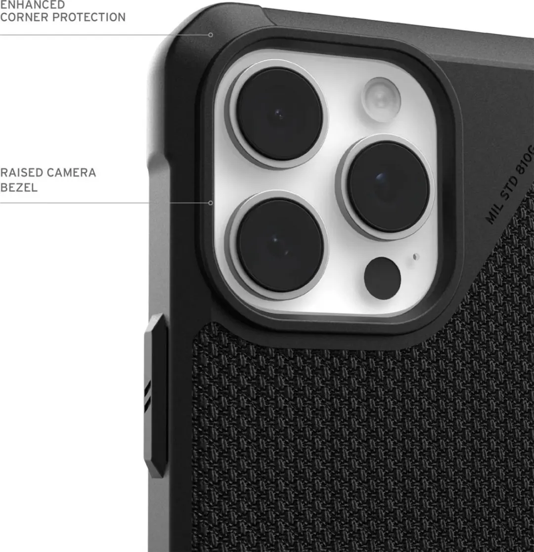 Urban Armor Gear Metropolis LT Hoesje iPhone 16 Pro Max - 114453113940 - Zwart - afbeelding 3 van 6