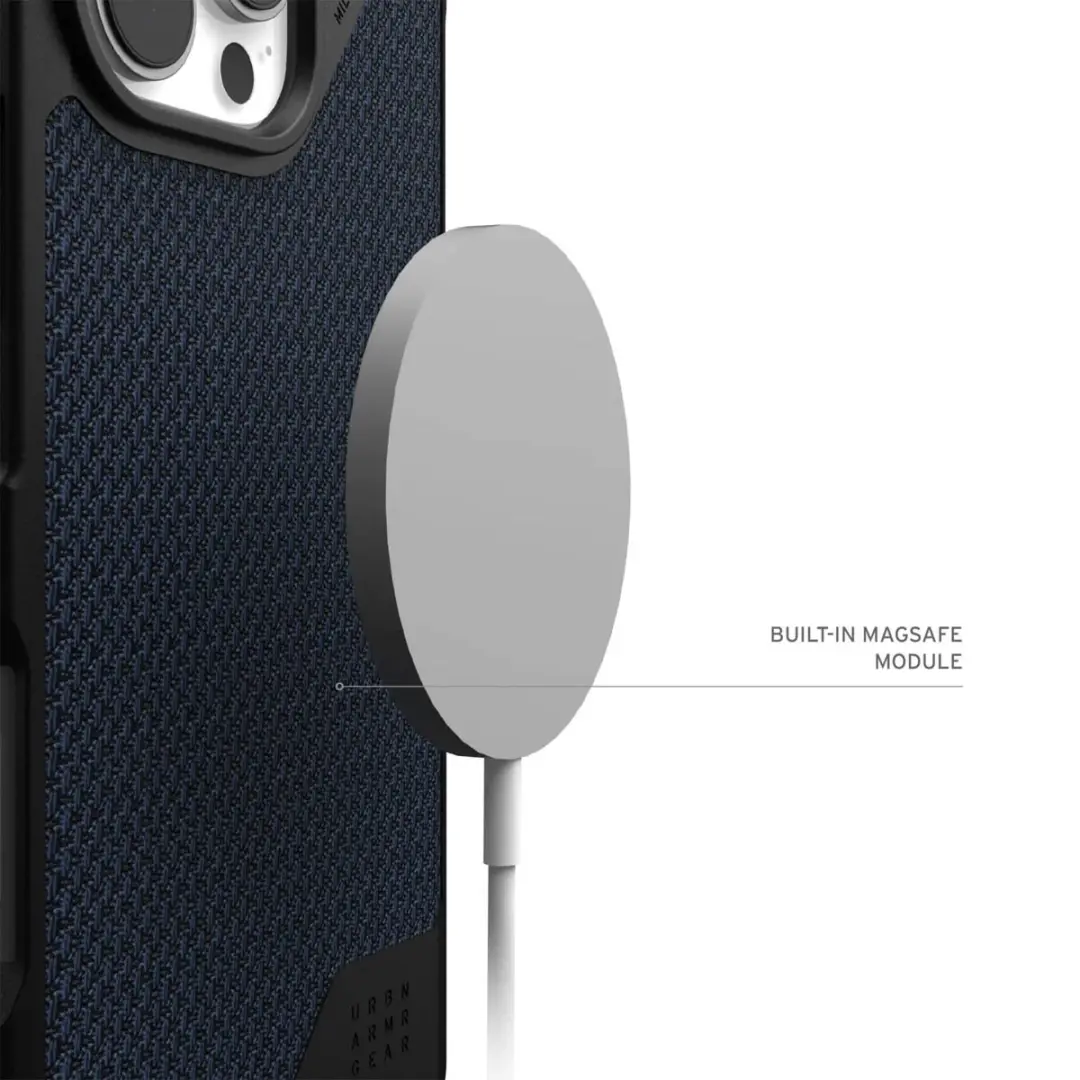Urban Armor Gear Metropolis LT Hoesje iPhone 16 Pro Max - mallard blue - MPN 114453113955 - afbeelding 5 van 6