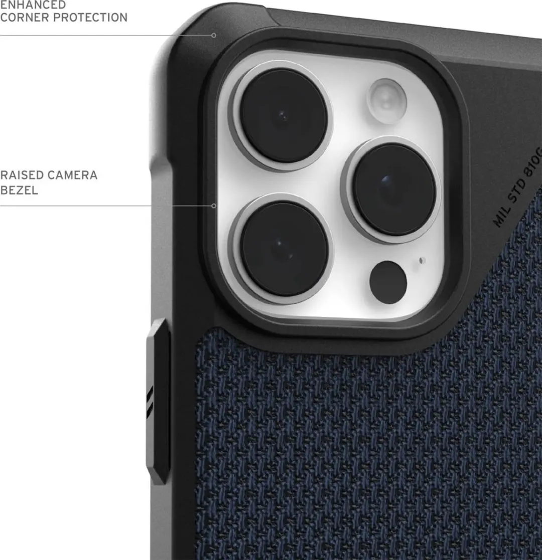 Urban Armor Gear Metropolis LT Hoesje iPhone 16 Pro Max - mallard blue - MPN 114453113955 - afbeelding 3 van 6