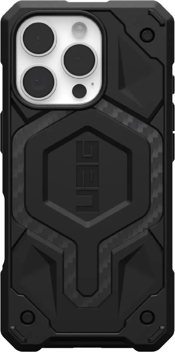Urban Armor Gear Monarch Pro Mag Hoesje iPhone 16 Pro - Zwart - 114456114242 - afbeelding 4 van 6