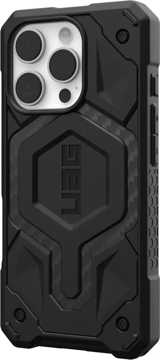 Urban Armor Gear Monarch Pro Mag Hoesje iPhone 16 Pro - Zwart - 114456114242 - afbeelding 2 van 6