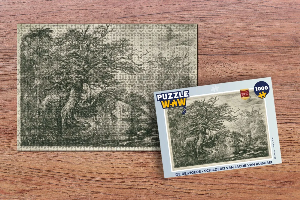 PuzzleWow De reizigers Puzzel 1000 Stuks - Multicolor