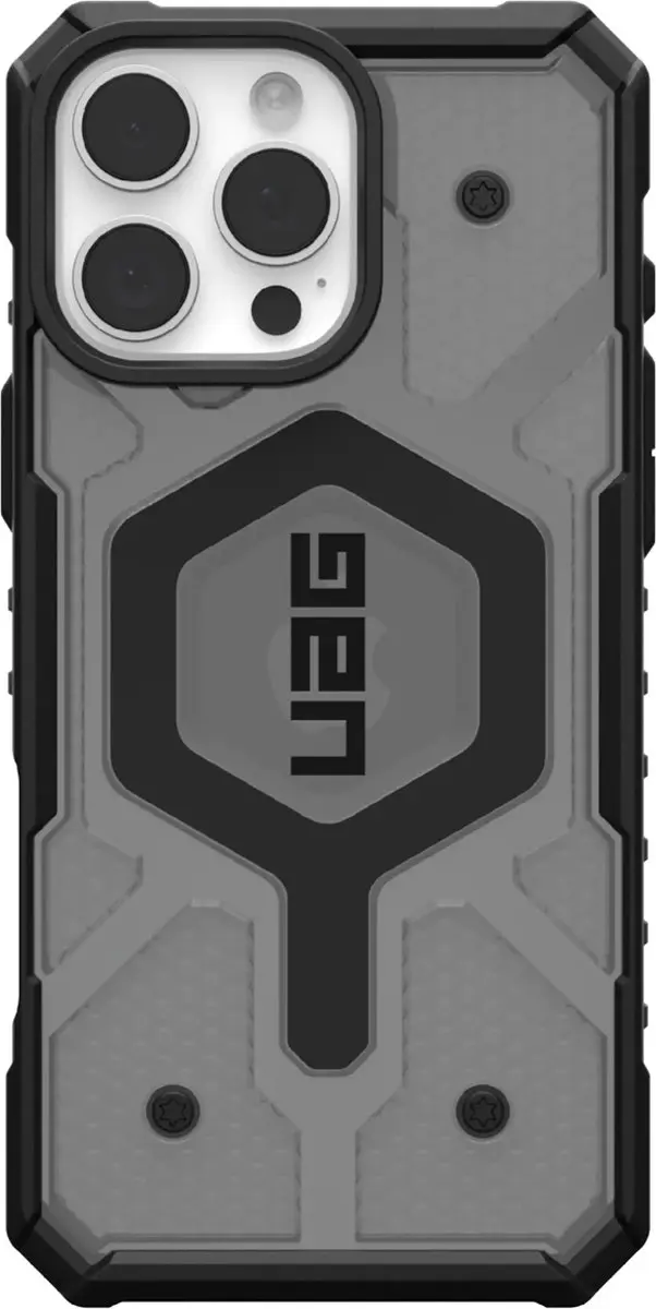 Urban Armor Gear Pathfinder Mag iPhone 16 Pro Max Hoesje - 114465113131 - Ash Grey - afbeelding 4 van 6