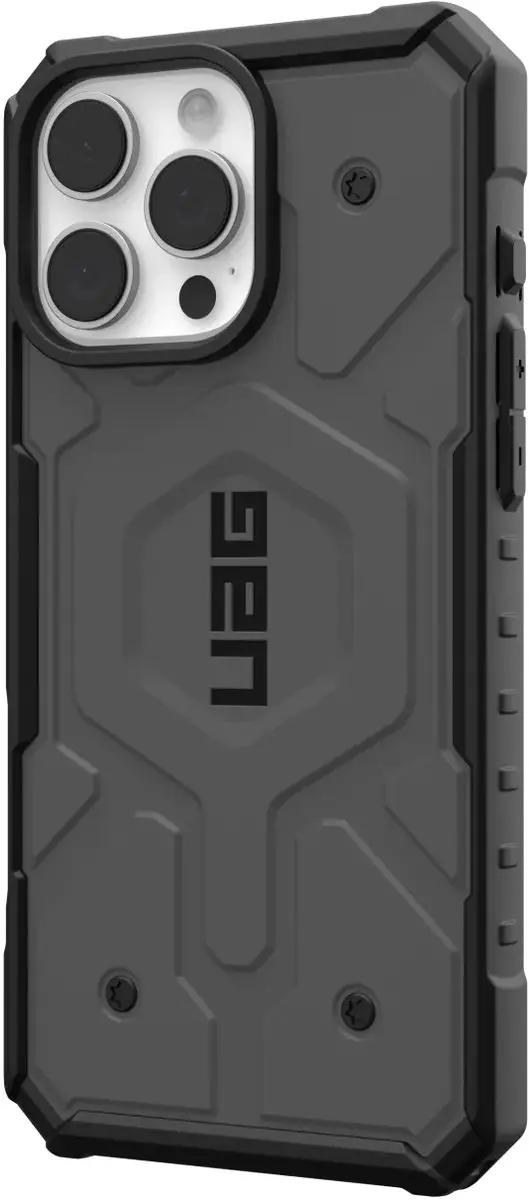 Urban Armor Gear Pathfinder Mag iPhone 16 Pro Max Hoesje 114469113333 - Zilver - afbeelding 4 van 6