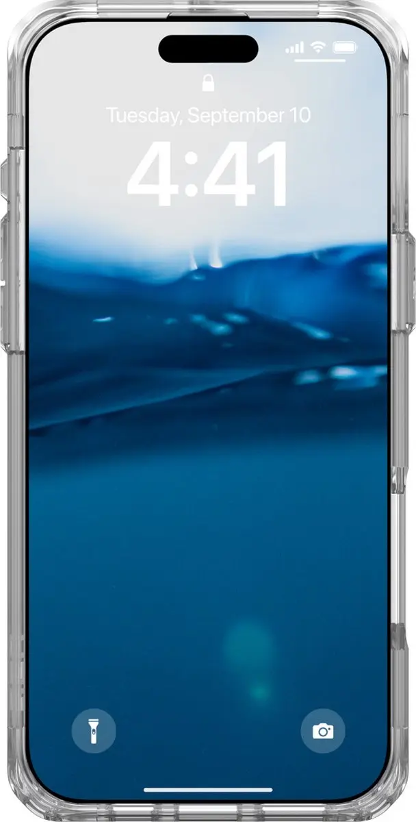 Urban Armor Gear Plyo Backcover iPhone 16 Pro Max - Ice - 114485114343 - afbeelding 5 van 6