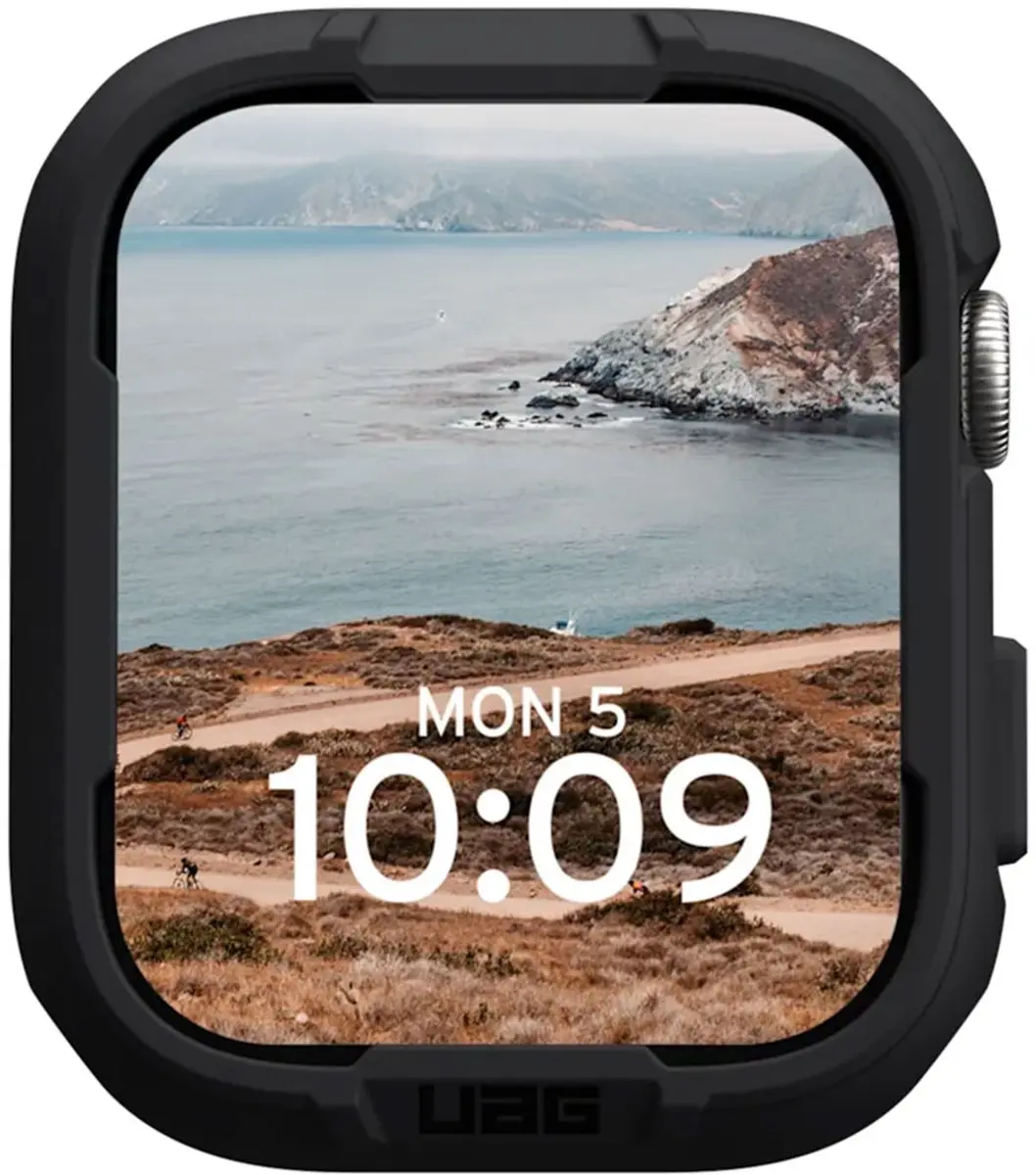 Urban Armor Gear Scout Bumperhoes Apple Watch 45mm - Zwart - afbeelding 2 van 5