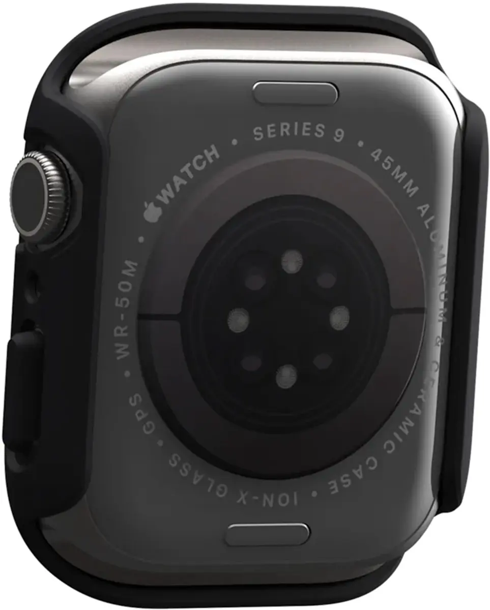 Urban Armor Gear Scout Bumperhoes Apple Watch 45mm - Zwart - afbeelding 5 van 5