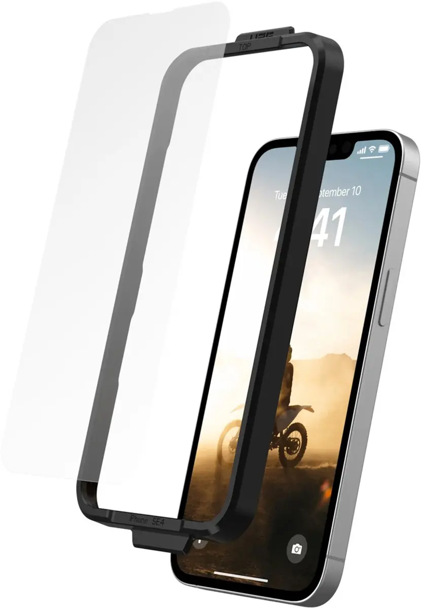 Urban Armor Gear Shield Plus Screenprotector iPhone 16/17 - afbeelding 2 van 6