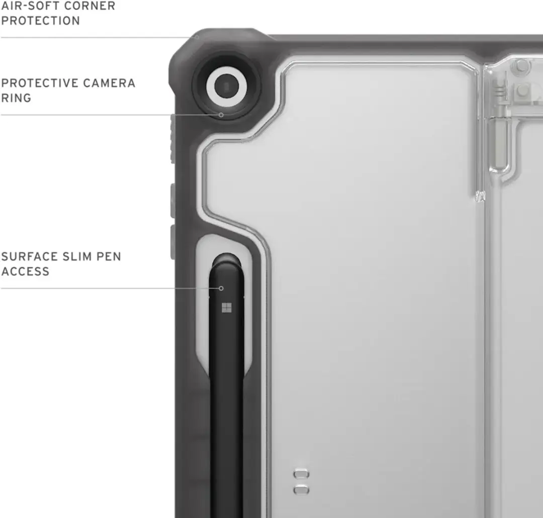 Urban Armor Gear 324021114331 Tabletbehuizing 30,5cm - Microsoft - Grijs - afbeelding 3 van 6