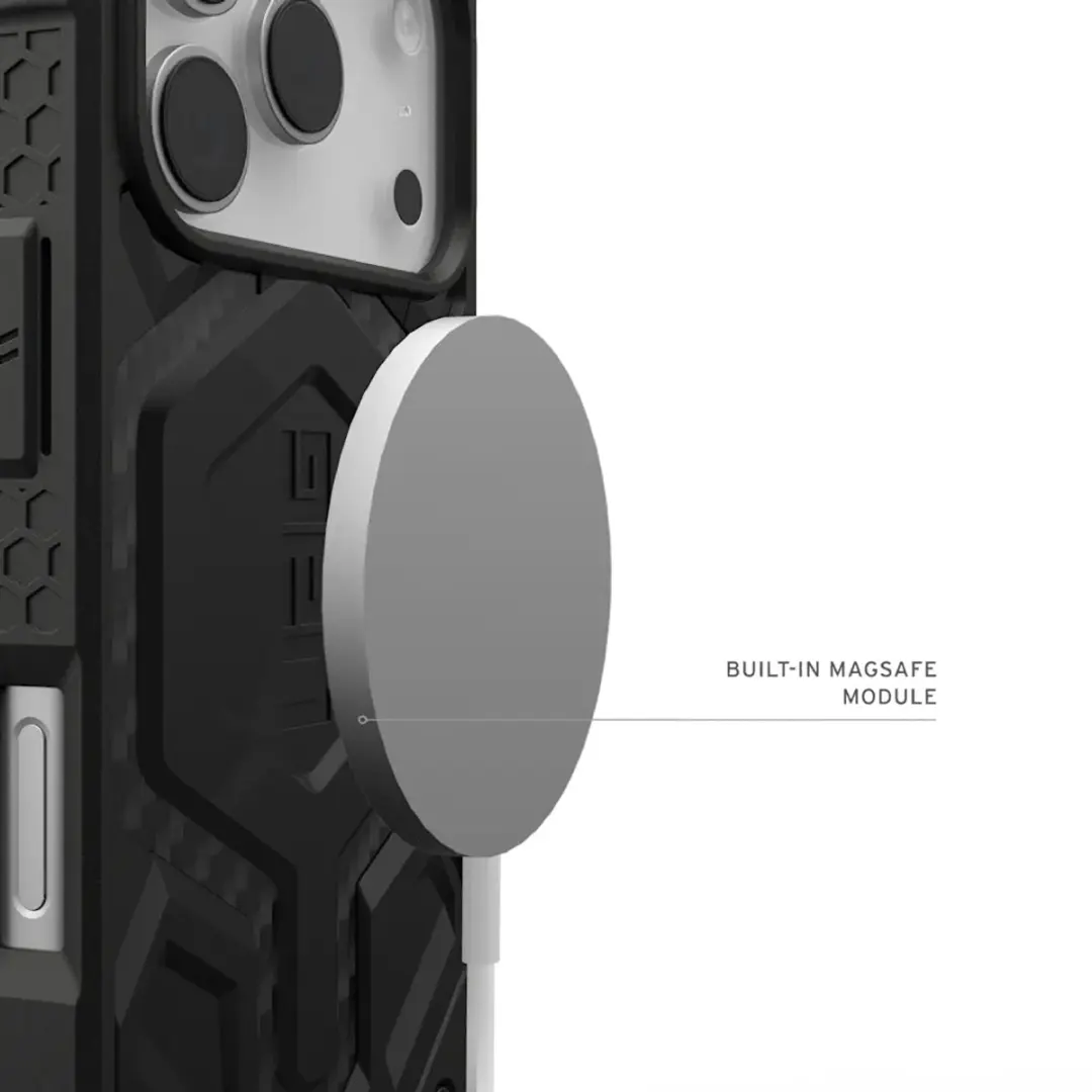 Urban Armor Gear Monarch Pro Magsafe Hoes - iPhone 17 Pro - Zwart - afbeelding 5 van 6