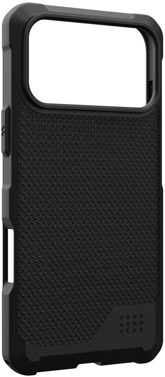 Urban Armor Gear Metropolis Lt MagSafe Hoesje iPhone 17 Pro - Zwart - afbeelding 2 van 6