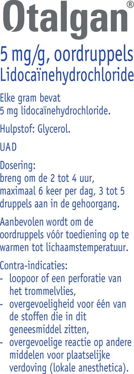 Otalgan Oordruppels 11ml - afbeelding 2 van 6