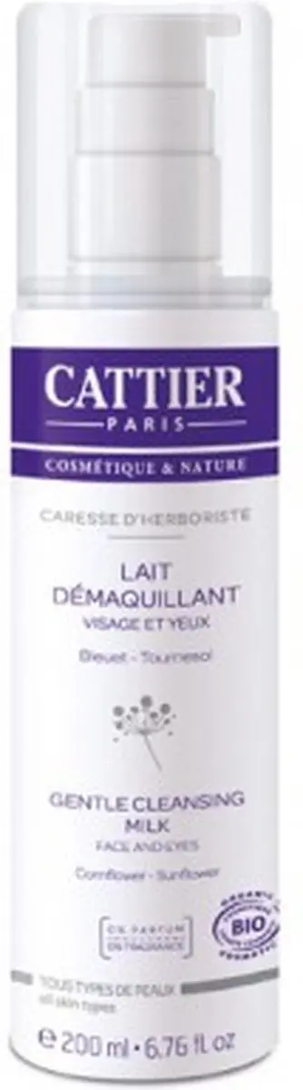 Cattier Paris Milde Reinigingsmelk 200ml