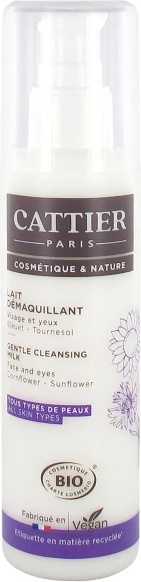 Cattier Paris Milde Reinigingsmelk 200ml