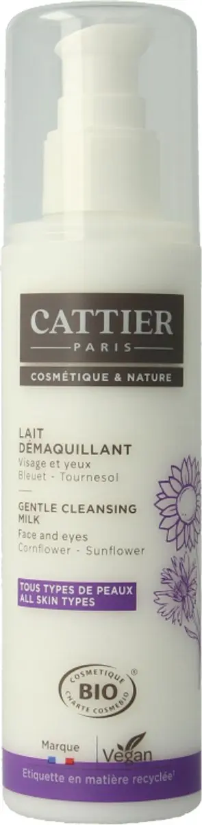 Cattier Paris Milde Reinigingsmelk 200ml