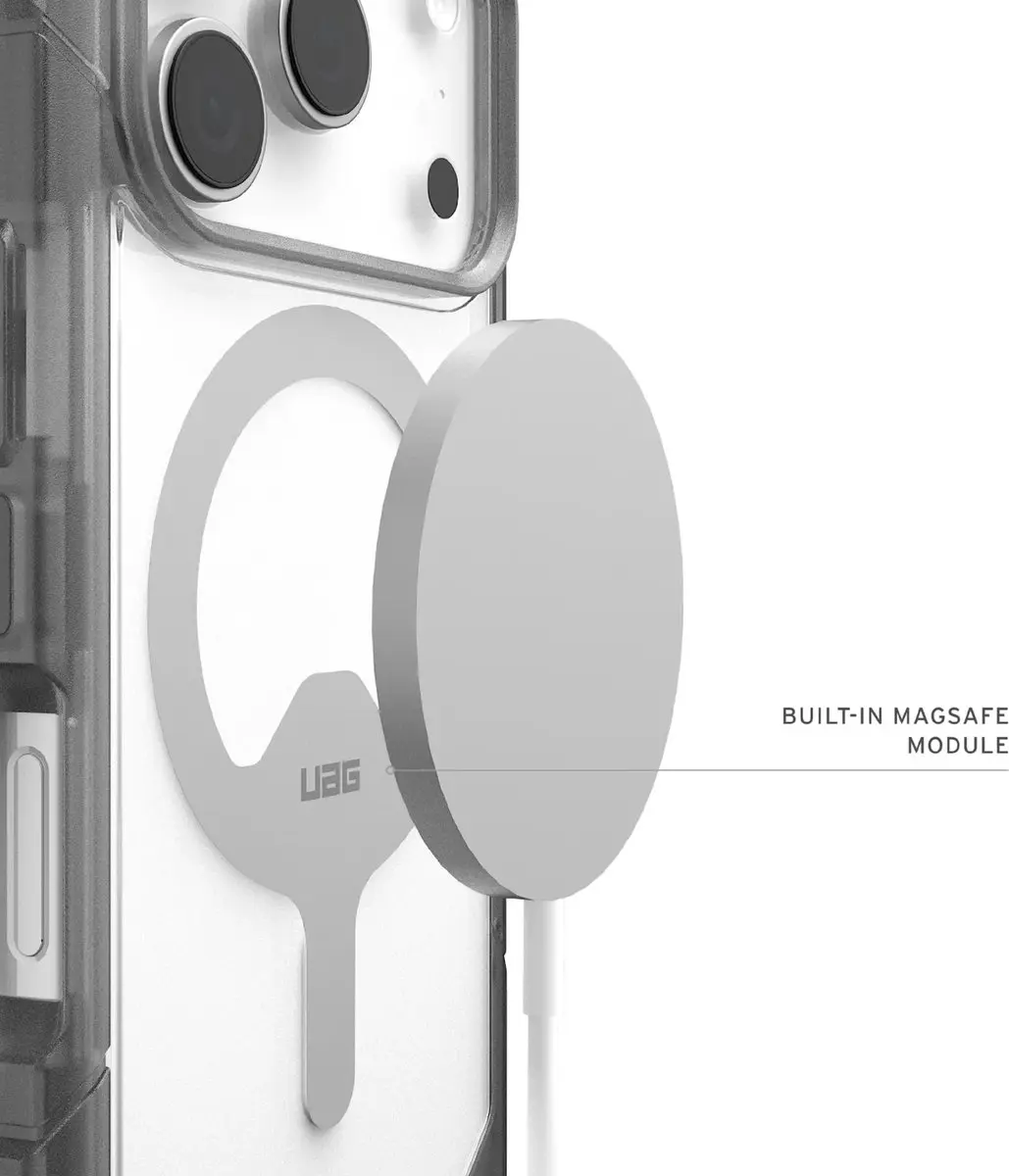 Urban Armor Gear Trooper MagSafe Hoesje iPhone 17 Pro - Zwart - afbeelding 4 van 6
