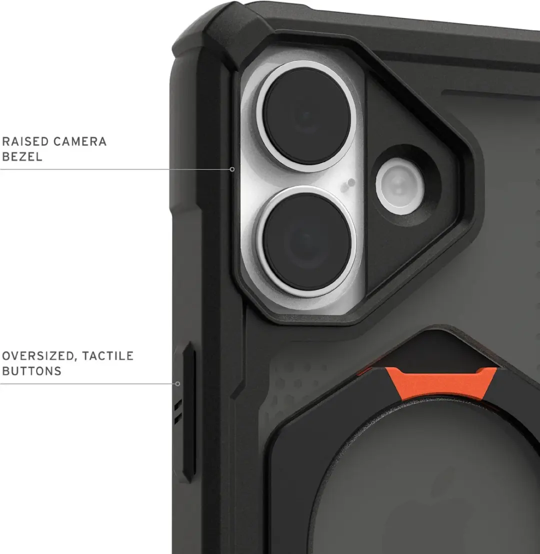 Urban Armor Gear Plasma Xte Hoesje iPhone 17 - MagSafe - Zwart - afbeelding 5 van 6