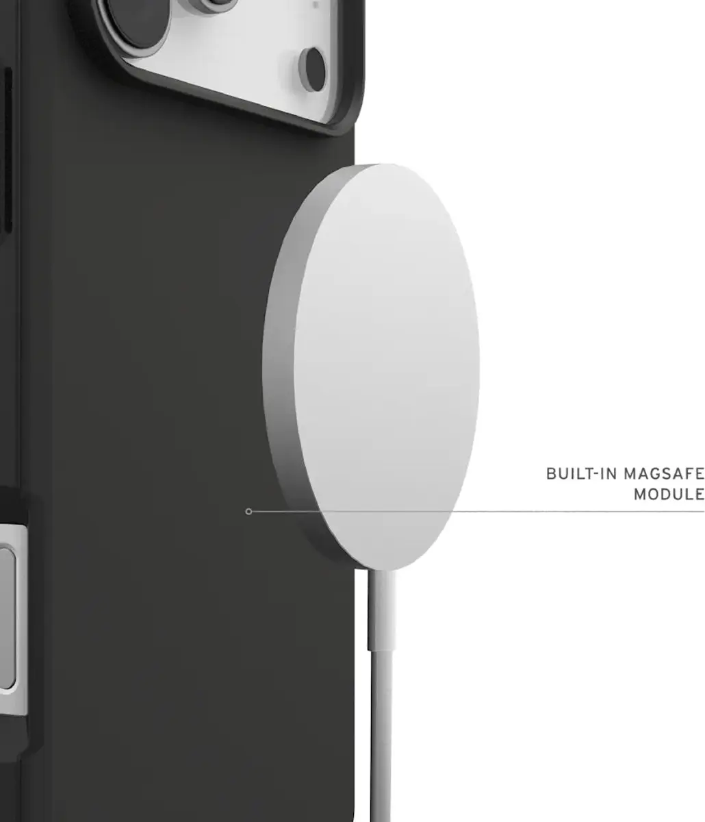 Urban Armor Gear Civilian Lt MagSafe Hoesje iPhone 17 Pro Max - 840283922992 - Zwart - afbeelding 5 van 6