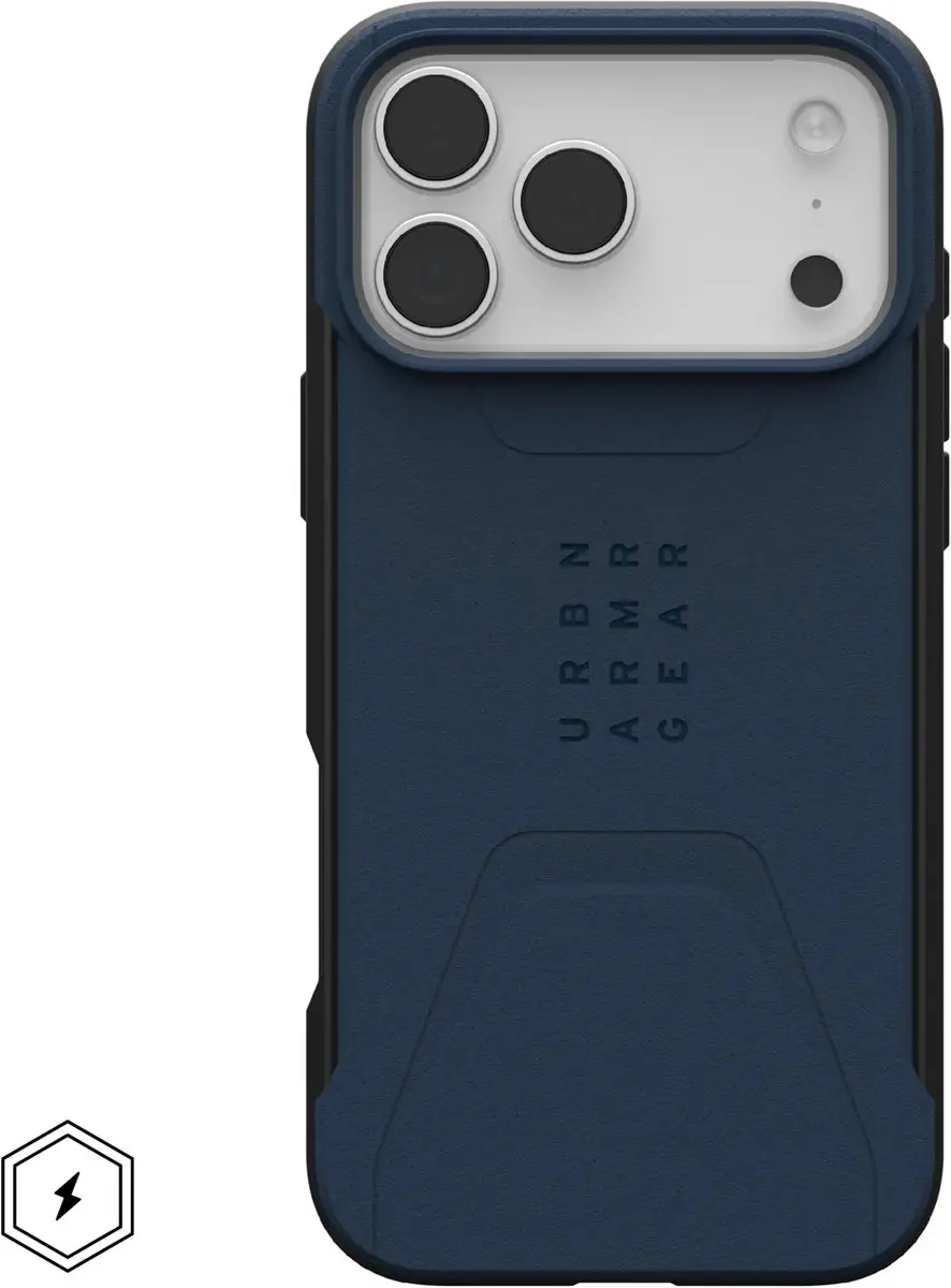 Urban Armor Gear Civilian Magsafe Hoes iPhone 17 Pro Max - 840283923081 - Zwart - afbeelding 5 van 6