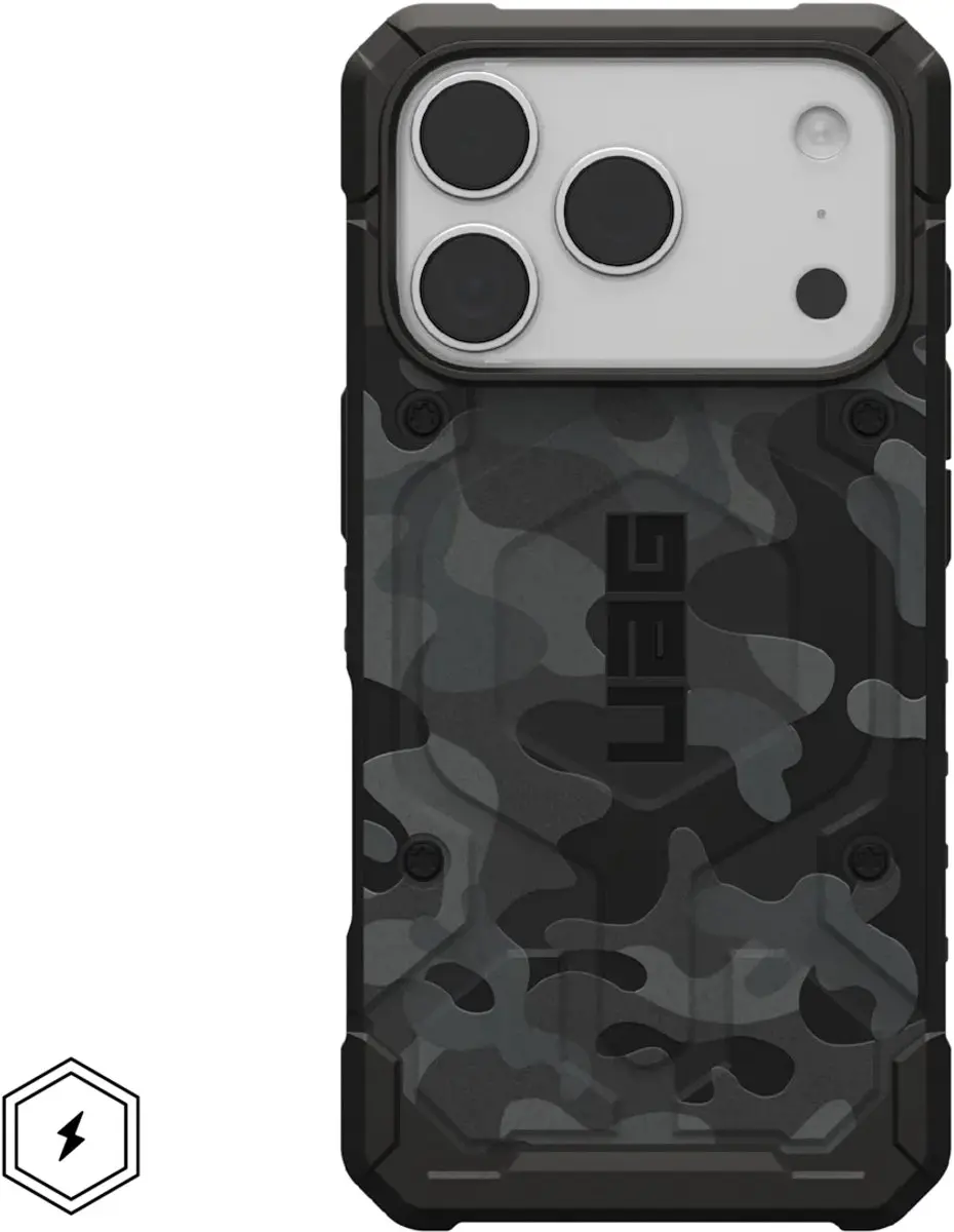 Urban Armor Gear Pathfinder Backcover iPhone 17 Pro - 114548114061 - MagSafe - Zwart - afbeelding 6 van 6