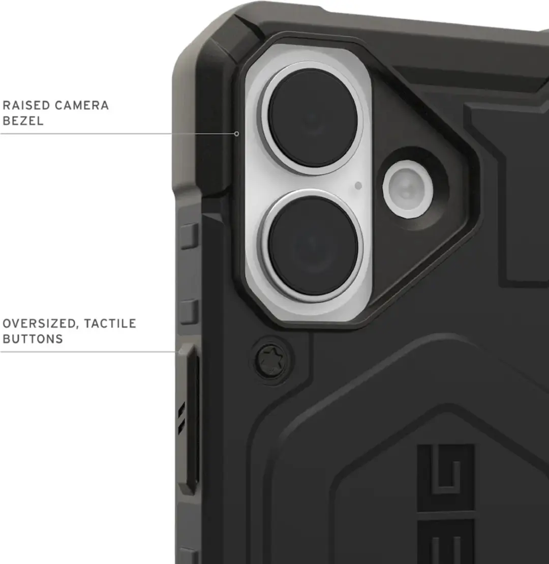 Urban Armor Gear Pathfinder Magsafe Hoes iPhone 17 Pro Max - 840283923265 - Zwart - afbeelding 5 van 6