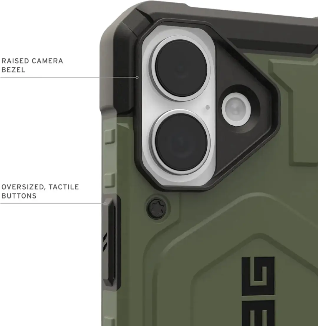 Urban Armor Gear Pathfinder MagSafe Hoesje iPhone 17 Pro Max - 840283923272 - Zwart - afbeelding 5 van 6