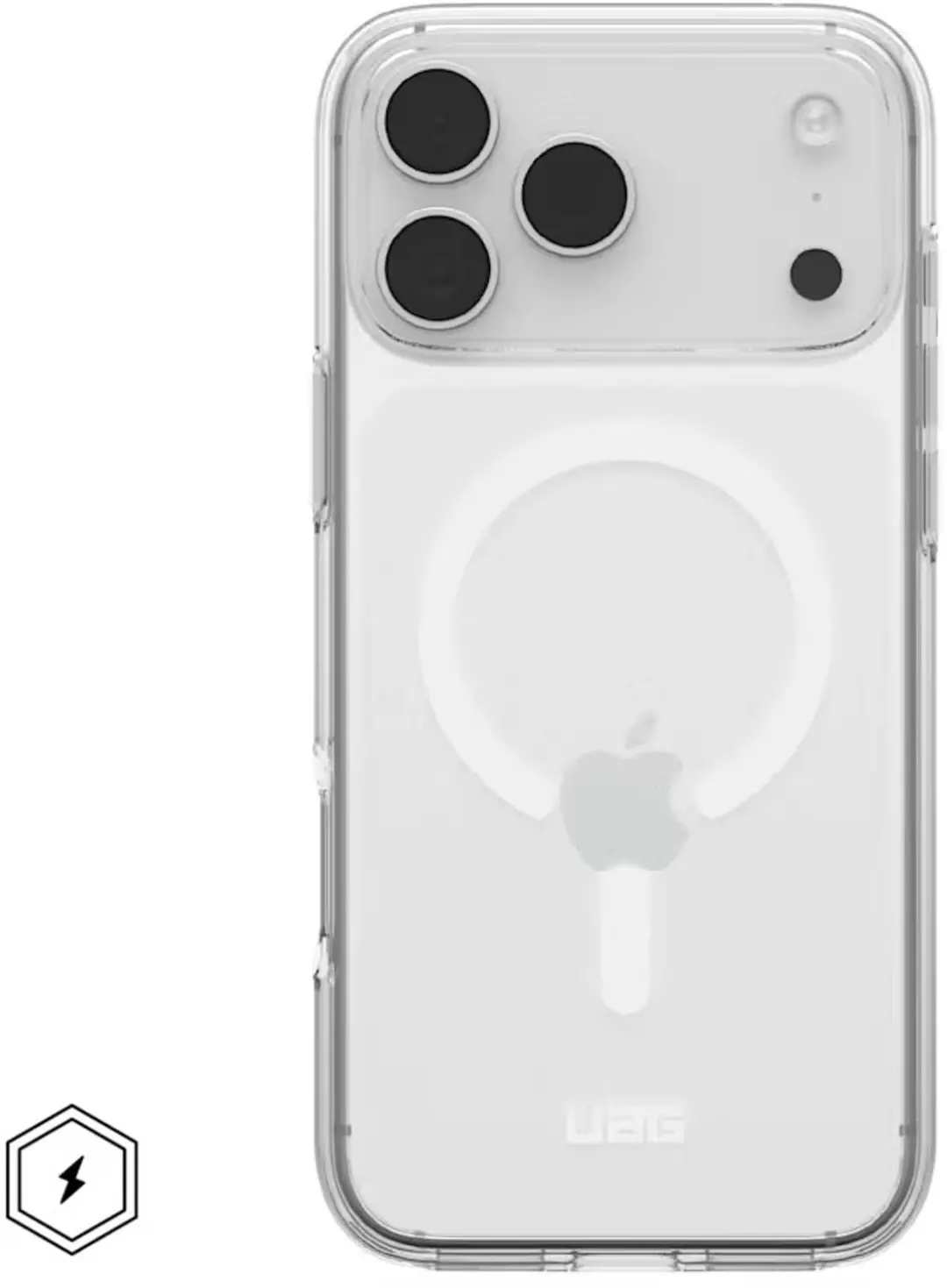 Urban Armor Gear Scout Backcover iPhone 17 Pro Max - Ice White - 114557114341 - afbeelding 6 van 6